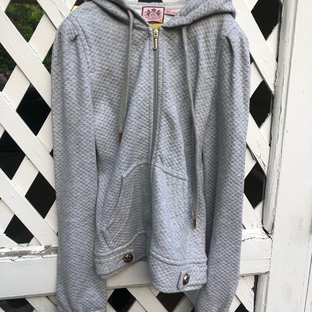 Gray juicy couture bomber jacket